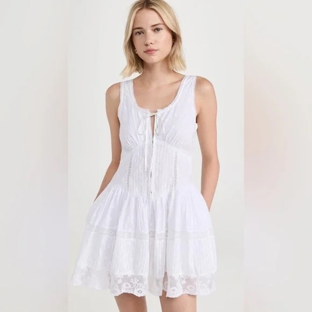 LoveShackFancy Cerrone Mini Dress